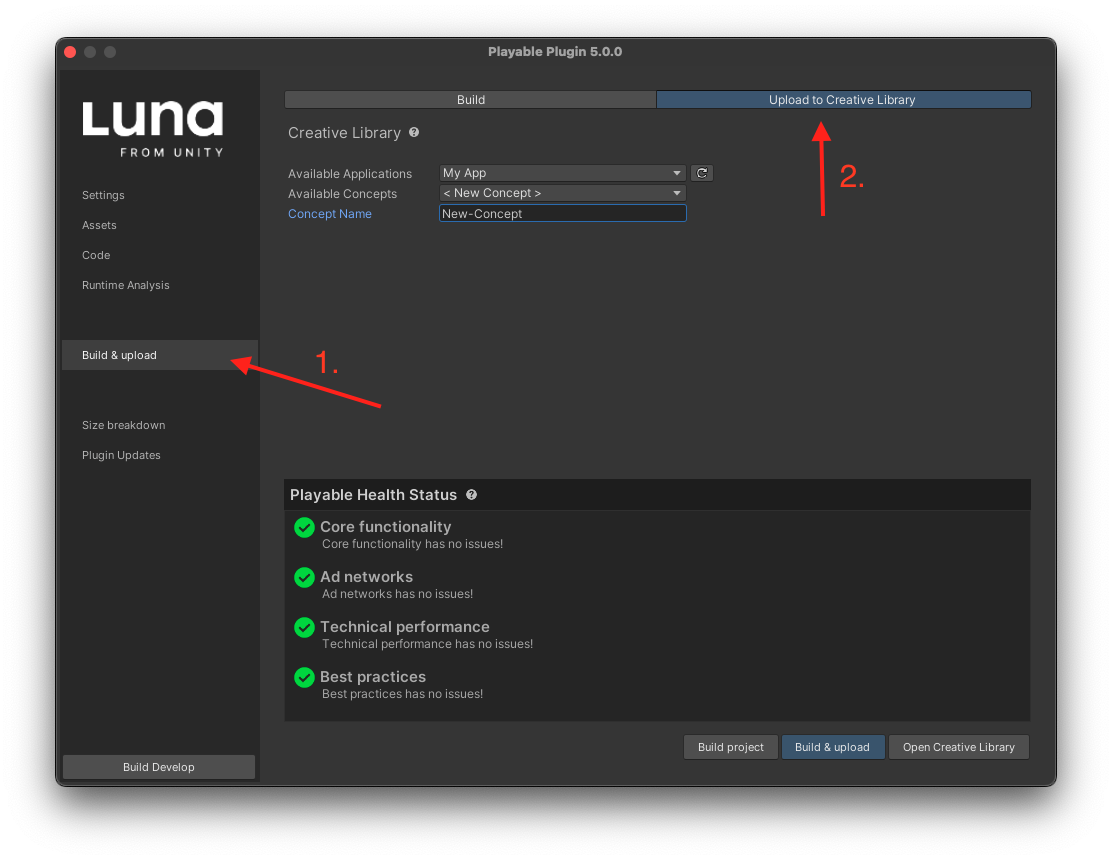4. Export Your Project To Unity Playworks